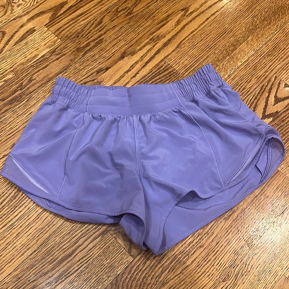 NWOT Purple Hotty Hot Shorts Size 6 2.5”